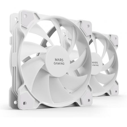 Mars Gaming Kit 2 Ventiladores MF-PROX2 Blanco 120mm Mars Gaming Kit 2 Ventiladores MF-PROX2 Blanco 120mm